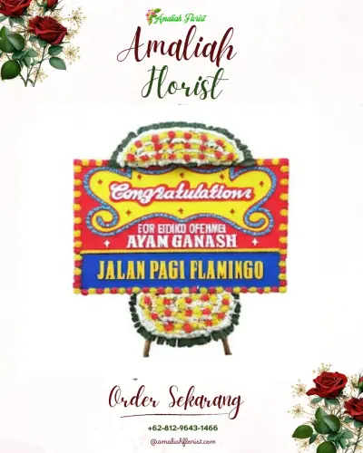Bunga Papan Congratulation di Boyolali Industrial Park